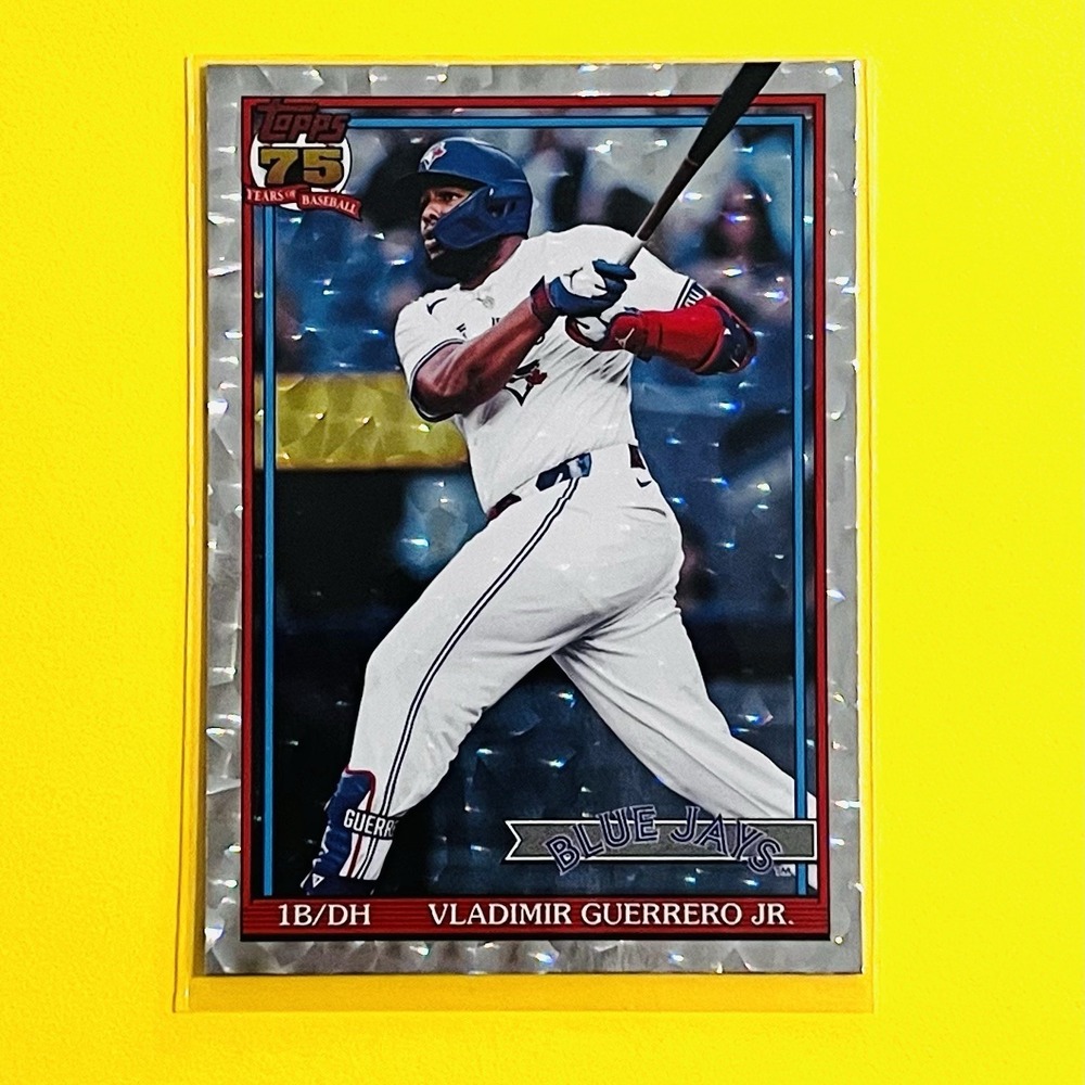 2026 Topps Series 1 Vladimir Guerrero Jr 1991 Crackle‎ Foil #T91-9 Blue Jays